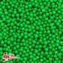 Perełki Zielone Święta nabłyszczane 4 mm