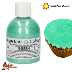 Cukier Dekoracyjny Zielony Sugarflair