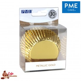 Papilotki Foliowane Złote PME 50 mm