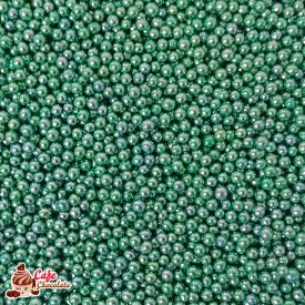 Perełki Blado Zielone nabłyszczane 4 mm