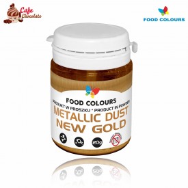 Food Colours Barwnik Pyłkowy Metallic Złoty New Gold 20g