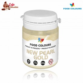 Food Colours Barwnik Perłowy Złoty New Pearl Gold 20g