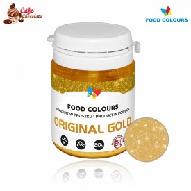 Food Colours Barwnik Metaliczny Złoty Original Gold 20g