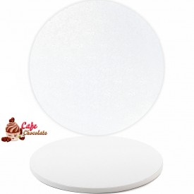 Gruba Tacka Biała Okrągła 25 cm
