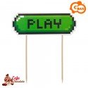Topper Play Game On Zielony 15cm Godan