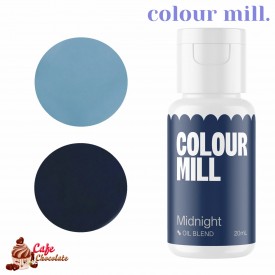 Colour Mill Barwnik Olejowy Midnight - Szaro niebieski 20 ml