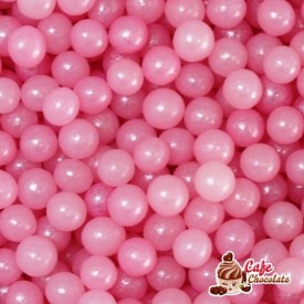 Perełki Różowe Perłowe nabłyszczane 4 mm