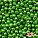 Perełki Zielone nabłyszczane 4 mm