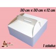 Karton na tort 30x30x12 cm 1 szt