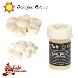 Sugarflair Barwnik Kremowy Perłowy - Pearl Ivory
