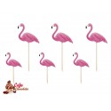 Toppersy Flamingi 15-23 cm 6 szt